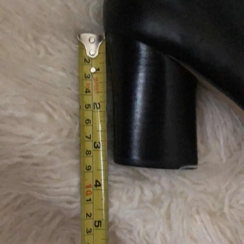 TAHARI Black Soft Nappa Leather Boots - Picture 15 of 15